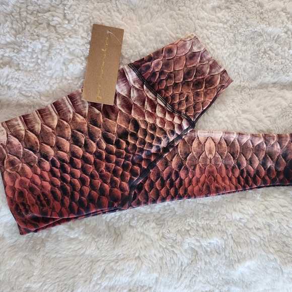 🤎🐉Niyama Sol Cinnamon Dragon 🐉 barefoot leggings XS BNWT - Picture 4 of 5